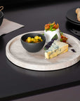 Manufacture Travertine Serving Platter 24.5 cm