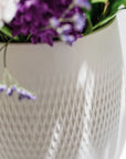 Manufacture Collier Blanc Vase Carre Small