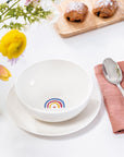 With Love Cereal Bowl Be Happy