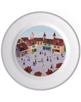 Design Naif Flat Plate 27cm Village