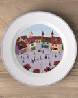 Design Naif Flat Plate 27cm Village