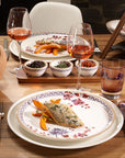 Artesano Provencal Lavender Flat Plate-Floral 27 cm