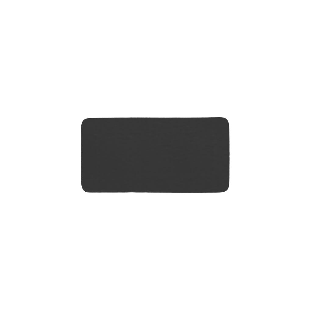 Manufacture Rock Rectangular Black Serving Plate