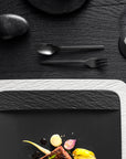 Manufacture Rock Square Serving Plate/Gourmet Plate 32 cm