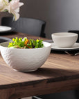 Manufacture Rock Blanc Salad Bowl 24cm