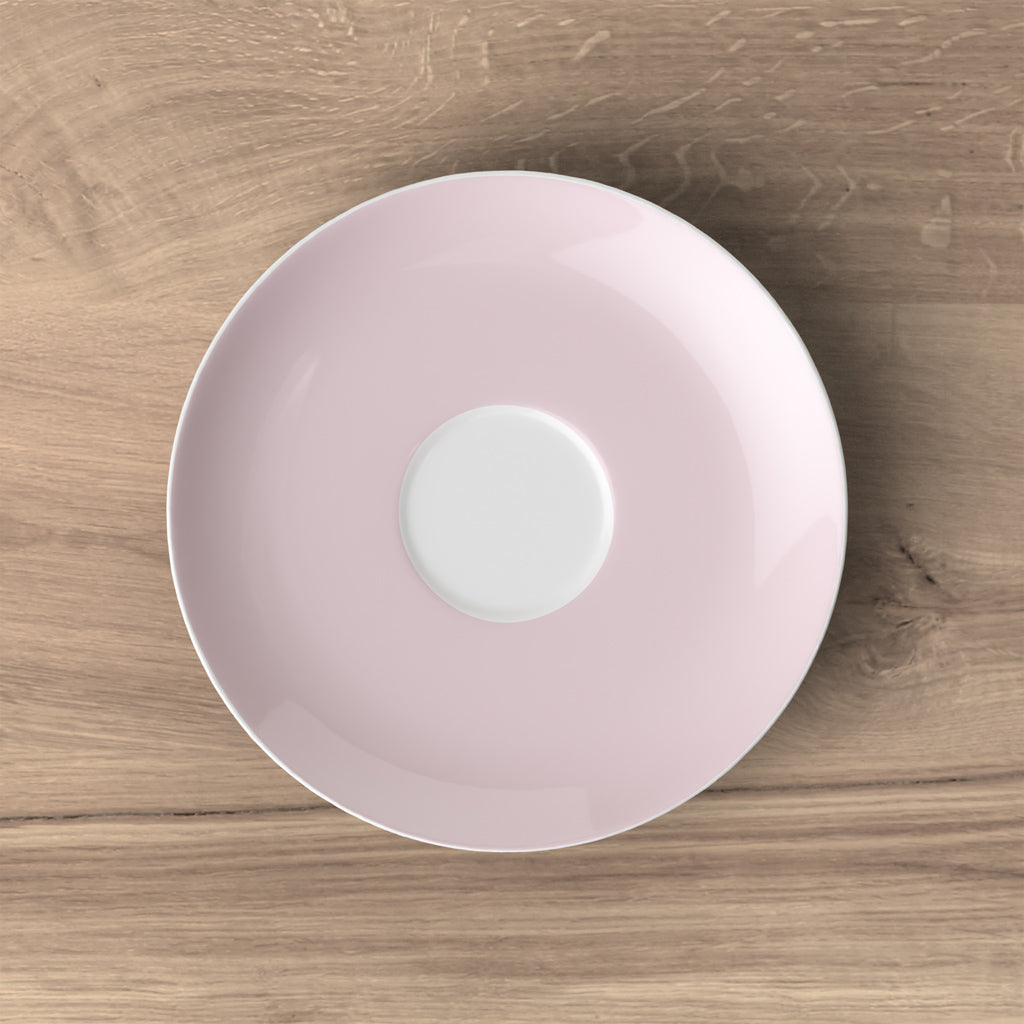 Rose Garden Saucer for Breakfast Cup Pink