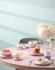 Fleur Vert Coffee Cup Saucer for 15cm
