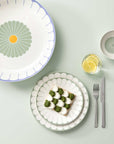 Fleur Vert Breakfast/Dessert Plate 21cm