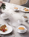 Anmut Platinum Saucer for Coffee/Teacup 15 cm