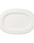 Anmut Platinum Oval Platter 41 cm