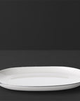 Anmut Platinum Pickle Dish/Saucer Sauceboat 20cm