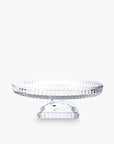 Spiral Round Tray with foot 30 cm
