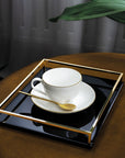 Anmut Gold Coffee cup & Saucer – Set of 6