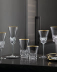 Grand Royal Gold Tall Glass 300 ml, Set 2 Pcs