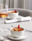 Afina White Juice Glass Set Of 4 Pcs