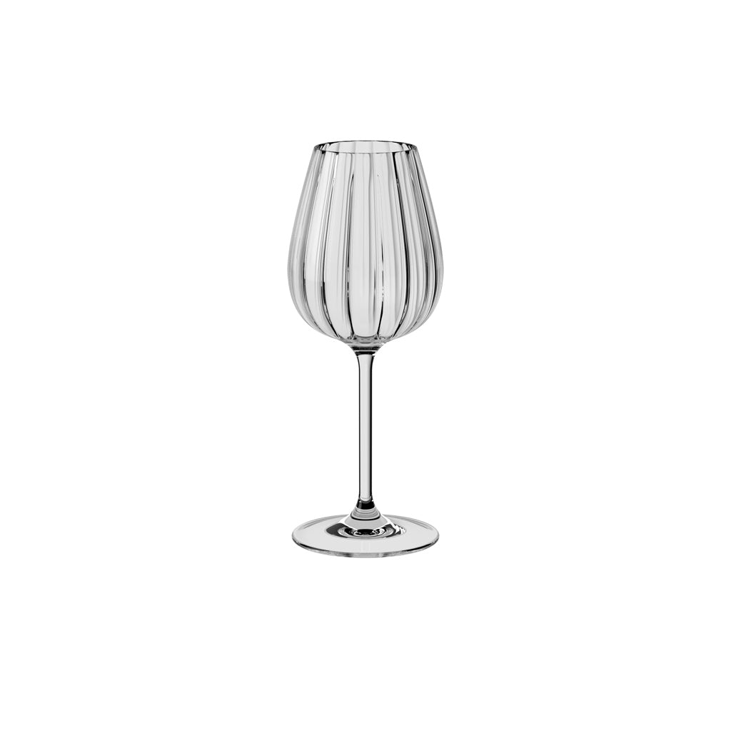 Rose Garden White Wine Goblet Set of 4 pieces