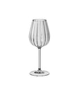 Rose Garden White Wine Goblet Set of 4 pieces