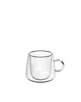 Artesano Hot & Cold Esspresso Glass with Handle 60 ml, Set Of 2
