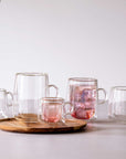 Artesano Hot & Cold Cappuccino Glass 250 ml, Set Of 2