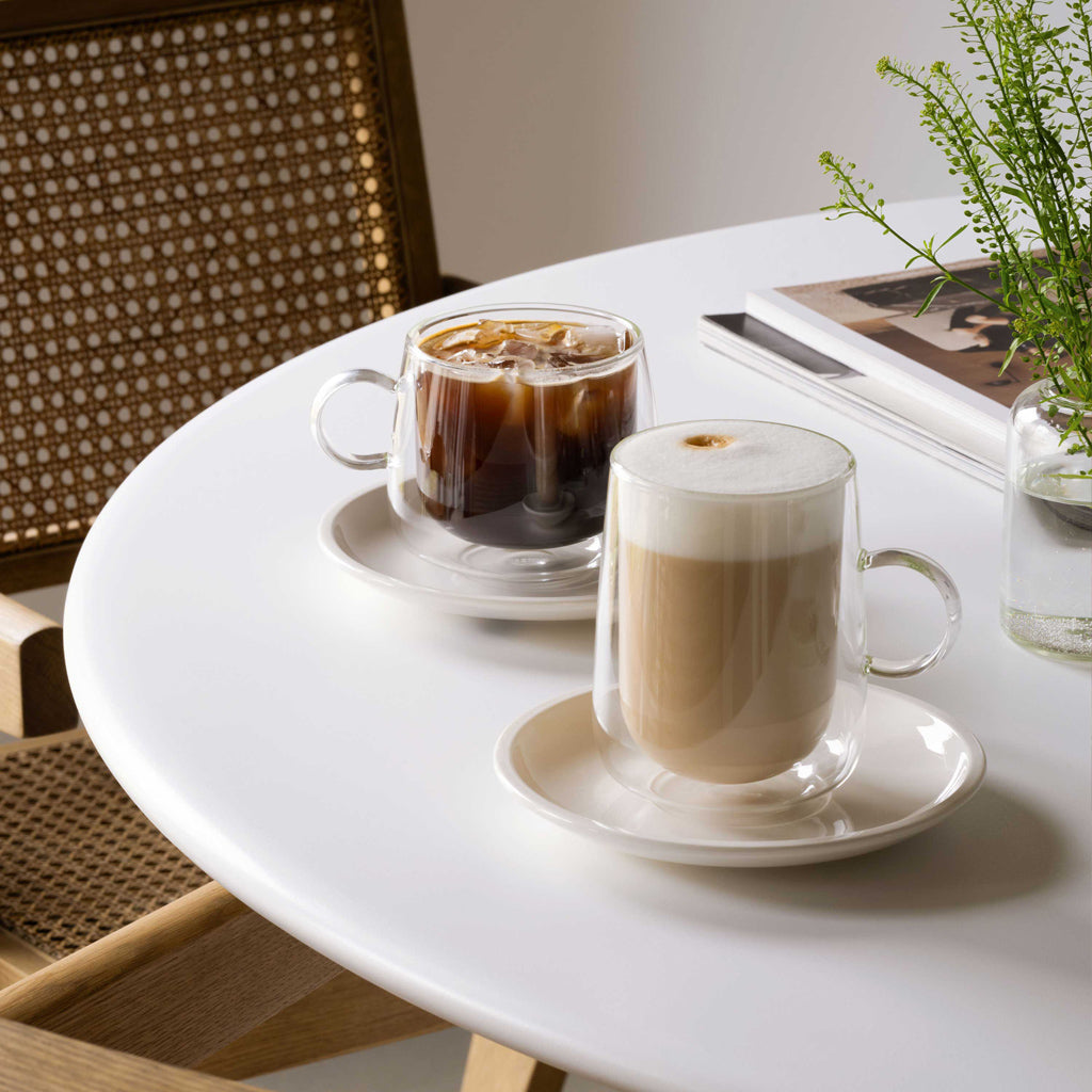 Artesano Hot & Cold Latte Glass 360 ml, Set Of 2