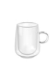 Artesano Hot & Cold Latte Glass with Handle with Handle 250 ml, Set Of 2