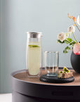 Artesano Hot & Cold Beverage Glass Carafe With Lid