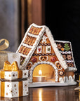 Christmas Toys Gingerb.House W/Music Box