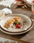 Perlemor Sand Salad Plate 24 cm
