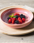 Perlemor Coral Pasta Bowl 22cm