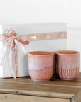 Perlemor Coral Mug Set of 2 Pieces
