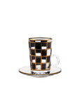 Gambit Tea Cup with Saucer, Set of 6, 120ml