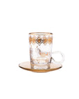Horse Amber Tea, Coffee & Water Set - 24 pcs