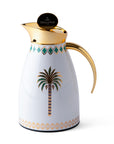 Palm Tree Thermos Gold 1L