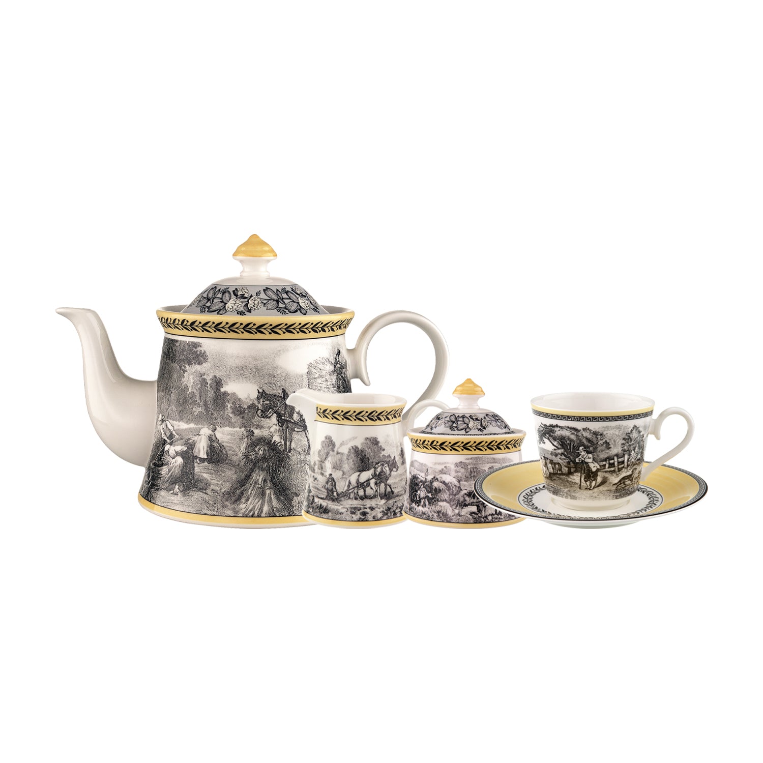 Audun Ferme Tea Set- 15 Pcs for 6 Persons
