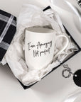 Statement Mug Amazing. Not Perfect.