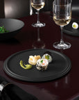 Iconic Serving Plate Black 24 cm