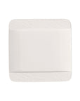 Manufacture Rock Blanc Square Flat Plate 28 cm