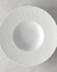 Manufacture Rock Blanc Pasta Plate 28 cm