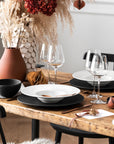 Manufacture Rock Blanc Pasta Plate 28 cm