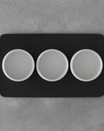 Newmoon Dip Bowl & Tray Set 4 Pieces
