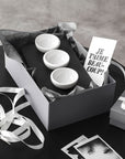 Newmoon Dip Bowl & Tray Set 4 Pieces