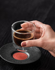 Manufacture Rock Glow Saucer for Coffee Cup 17cm
