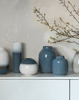 Lave Home Nek Vase Bleu Uni Small