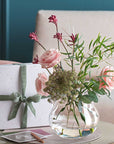 Rose Garden Home Vase/Hurricane Lamp