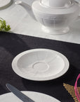 White Pearl Saucer for Coffee/ Tea Cup 16 cm