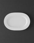 White Pearl Oval Platter 35cm