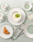 Fleur Vert Pasta Bowl 24cm