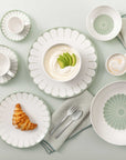 Fleur Vert Dessert Bowl 13cm