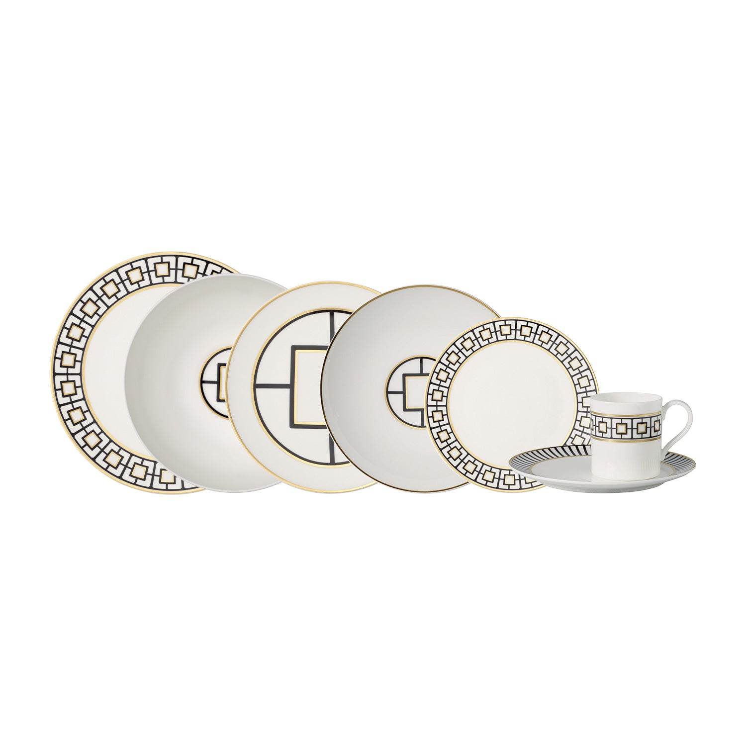 MetroChic Dinner Set- 37 Pcs for 6 Persons