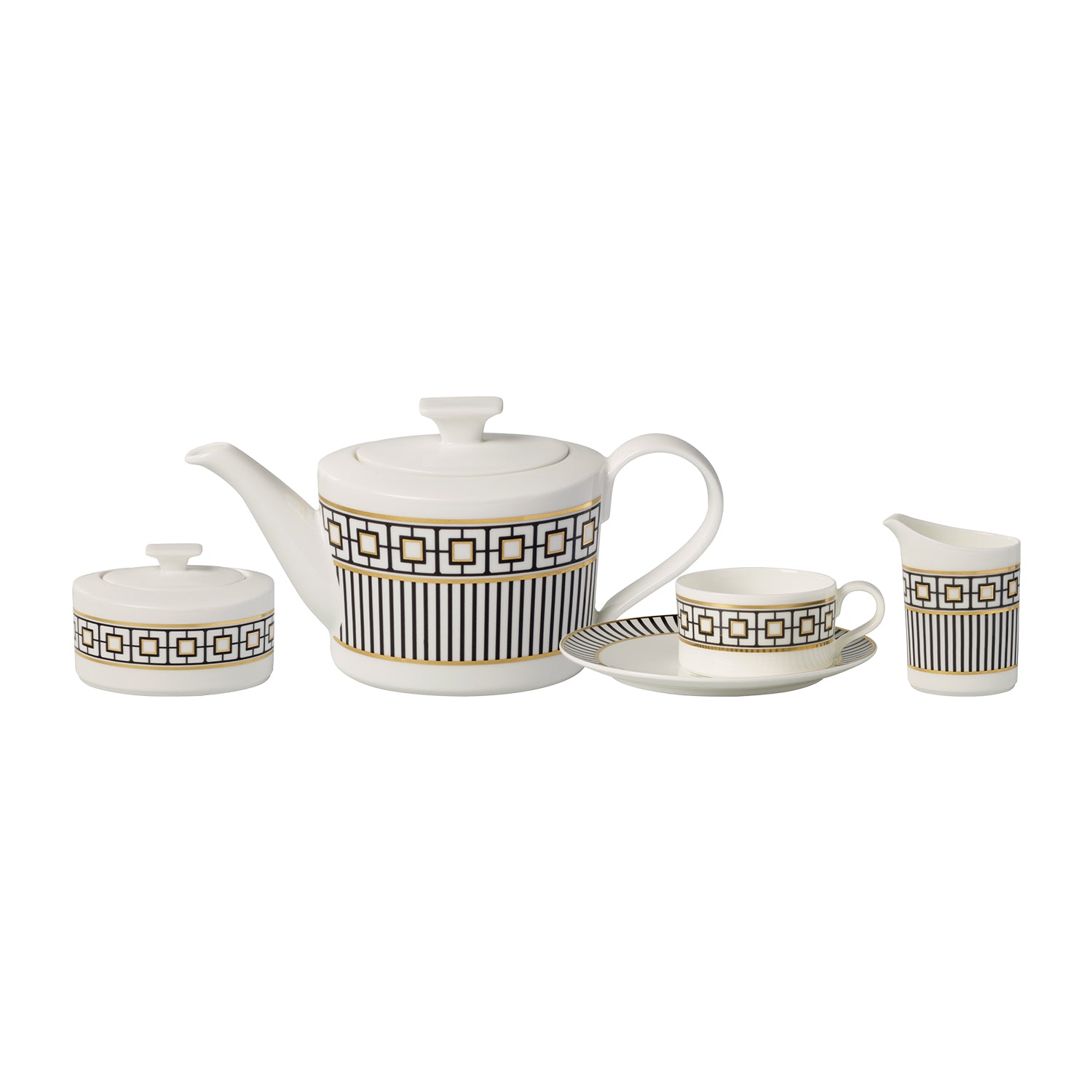 Metrochic Tea Set- 15 Pcs for 6 Persons